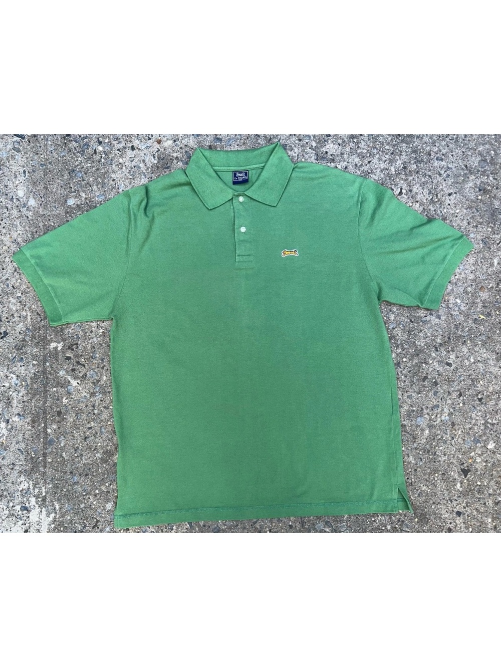 Le Tigre Mens Green Polo Shirt 2XL Tiger